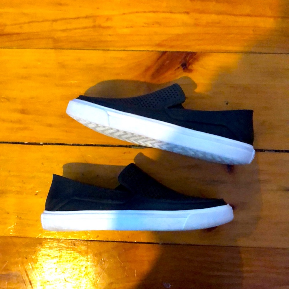 Black slip ons